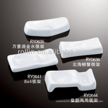 healthy durable white porcelain spoon rest